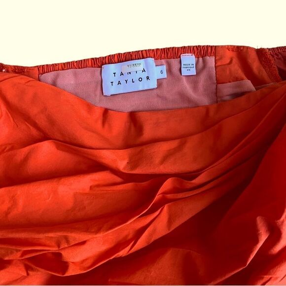 Tanya Taylor Alondra Puff Sleeve Cotton Crop Top Size 6 - Picture 10 of 11